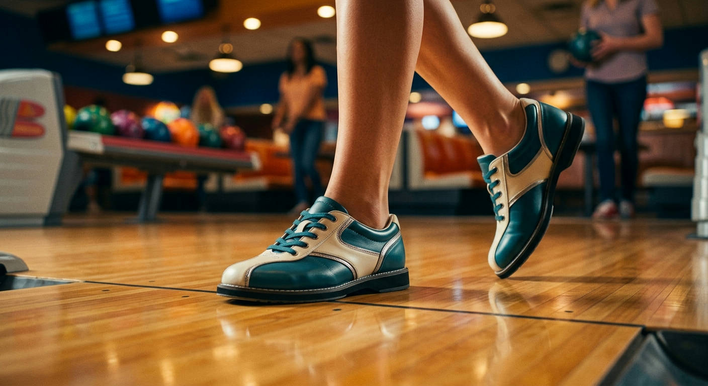 narrow fit bowling shoes women's image 1