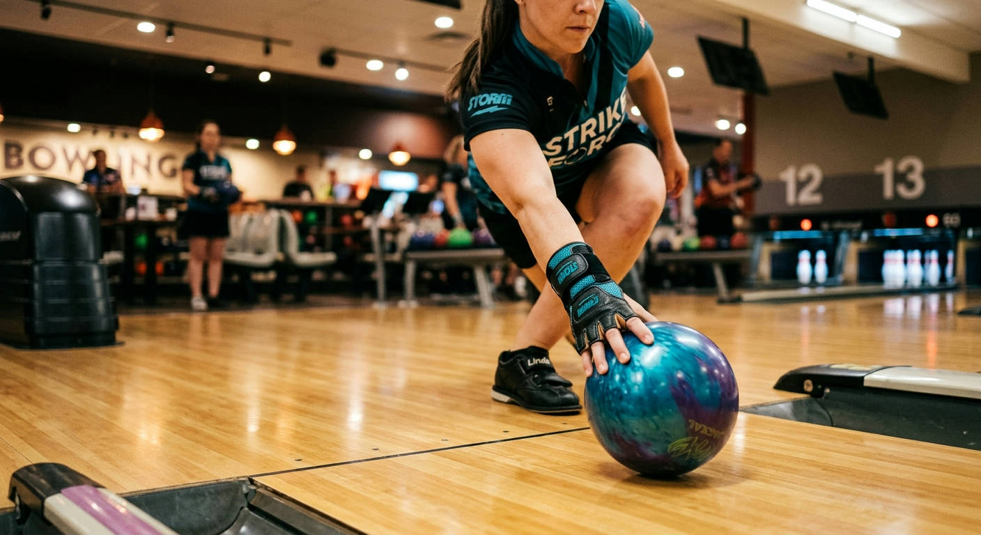 womens bowling gloves for spin and control image 1