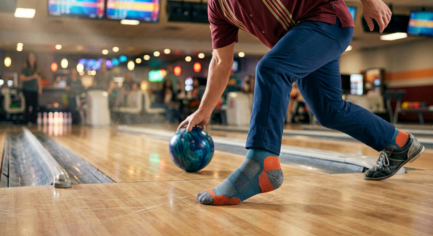 Anti-blister socks for bowling image 1