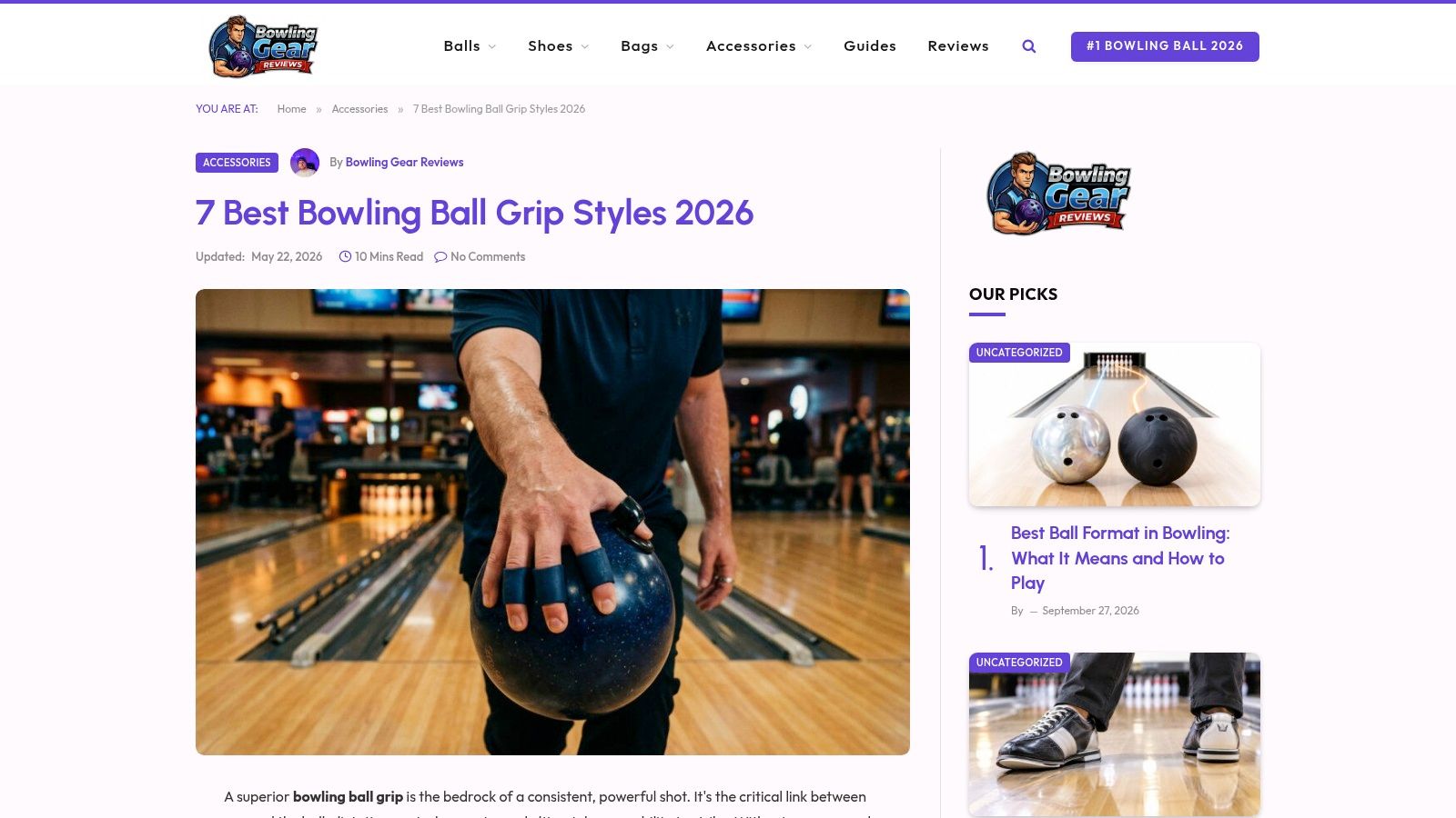 7 Best Bowling Ball Grip Styles 2026